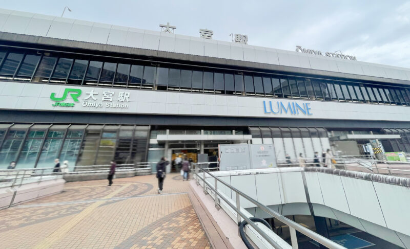 JR大宮駅西口で開催される埼玉県産品フェアの会場周辺"